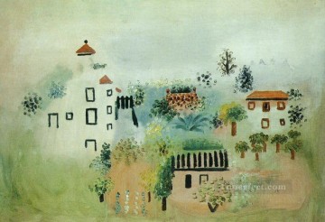 Paisaje 1920 Pablo Picasso Pinturas al óleo